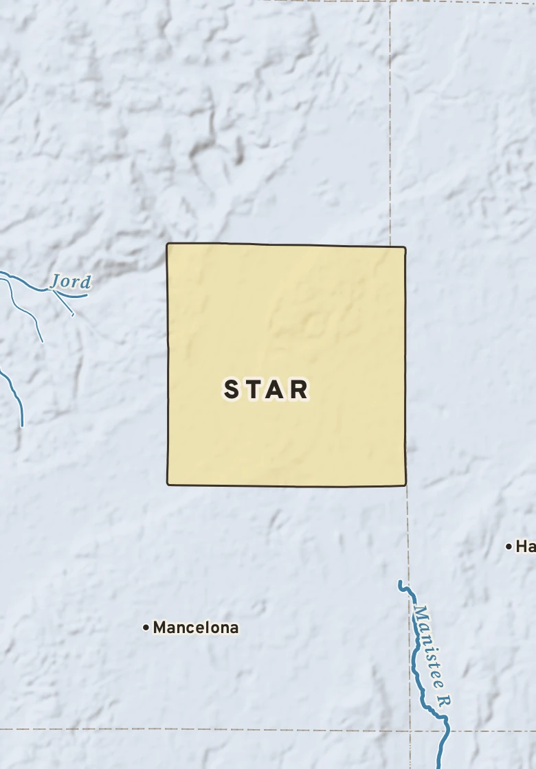 Atlas plate of Star, Michigan.