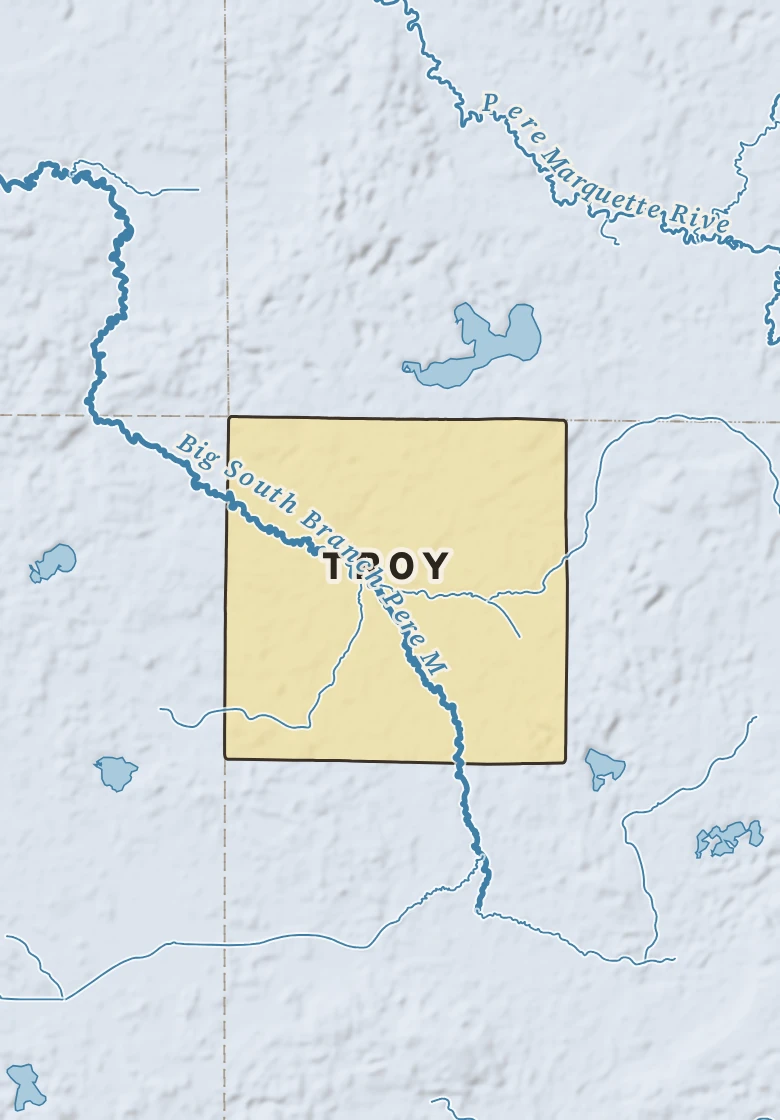 Atlas plate of Troy, Michigan.