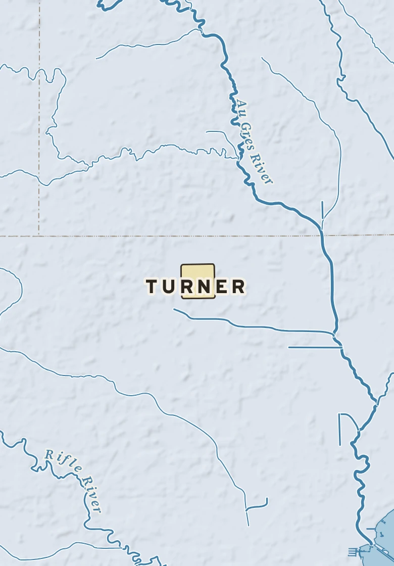 Atlas plate of Turner, Michigan.