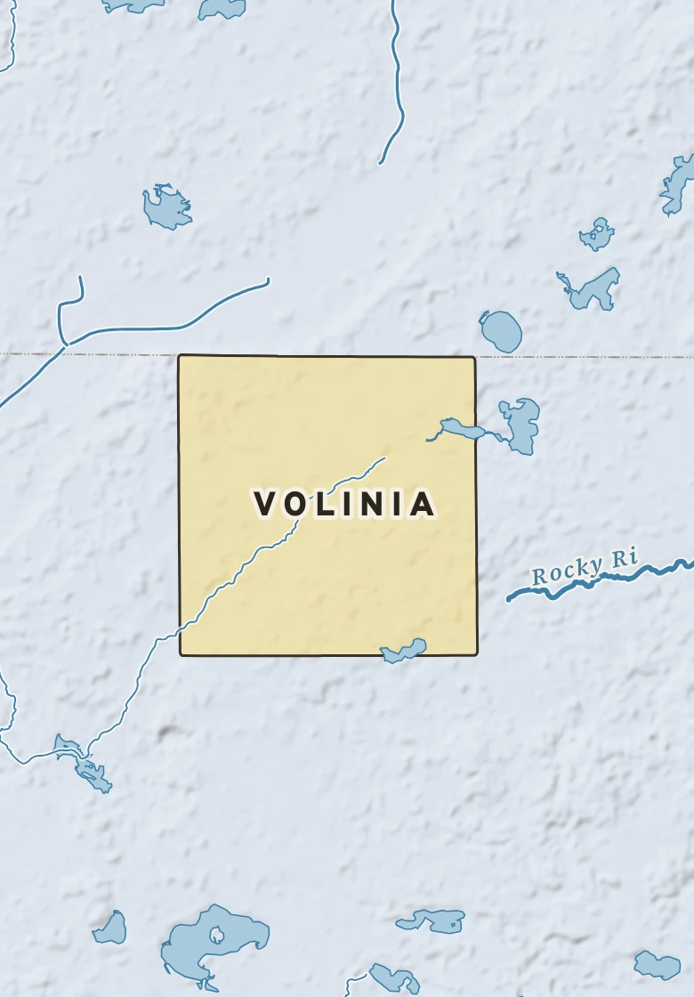 Atlas plate of Volinia, Michigan.