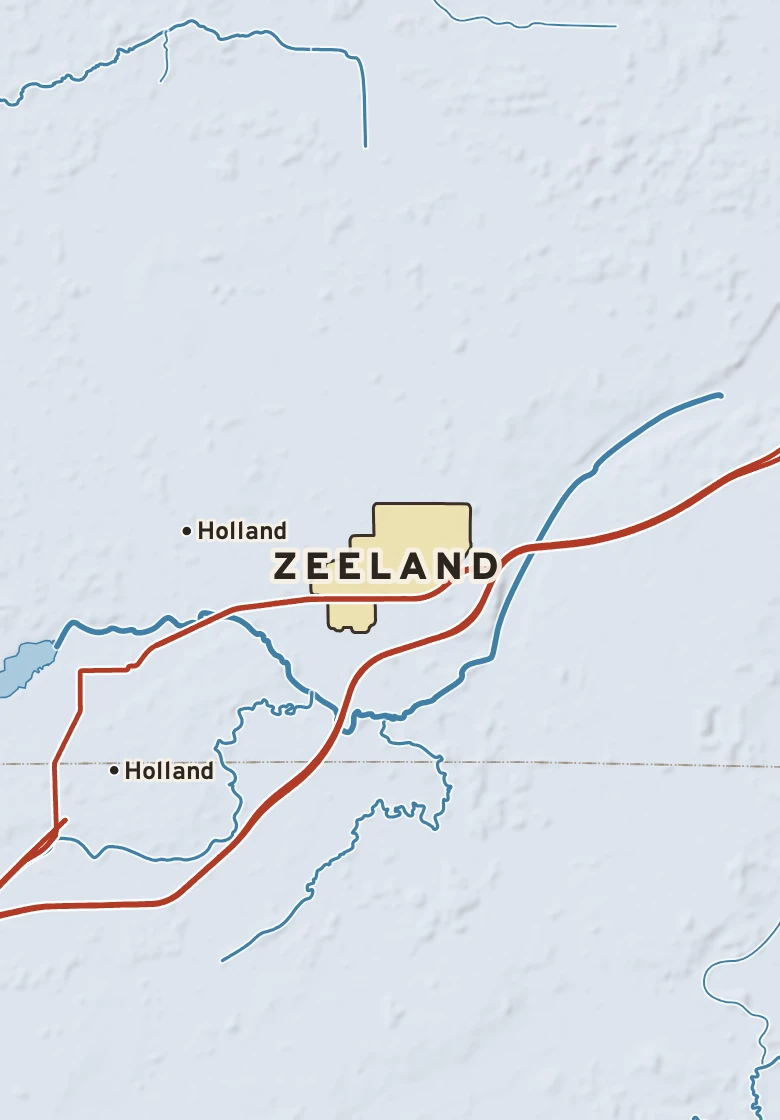 Atlas plate of Zeeland, Michigan.