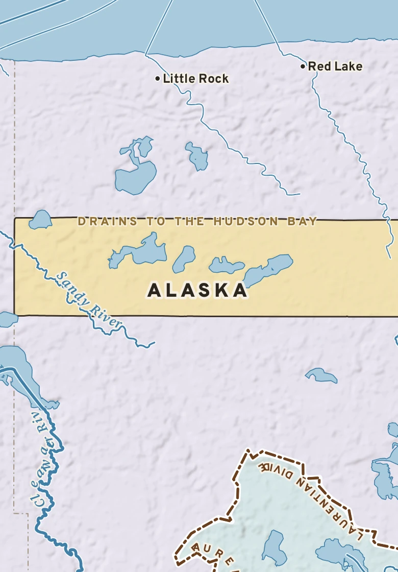 Atlas plate of Alaska, Minnesota.