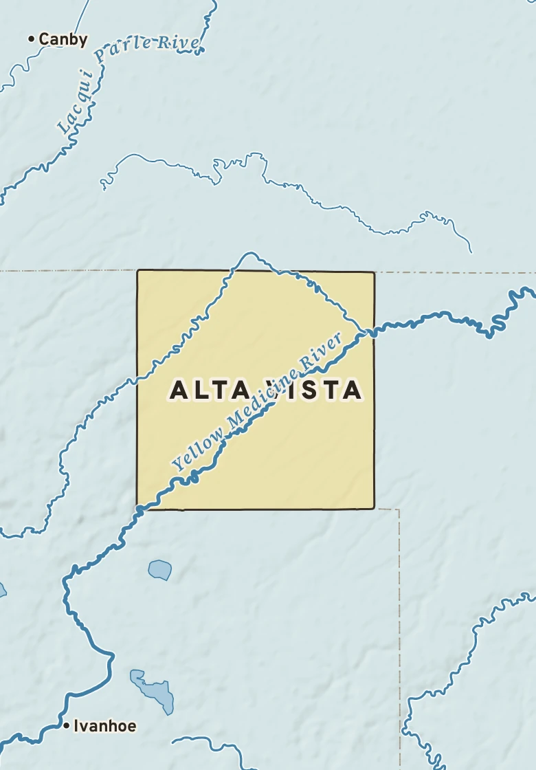 Atlas plate of Alta Vista, Minnesota.