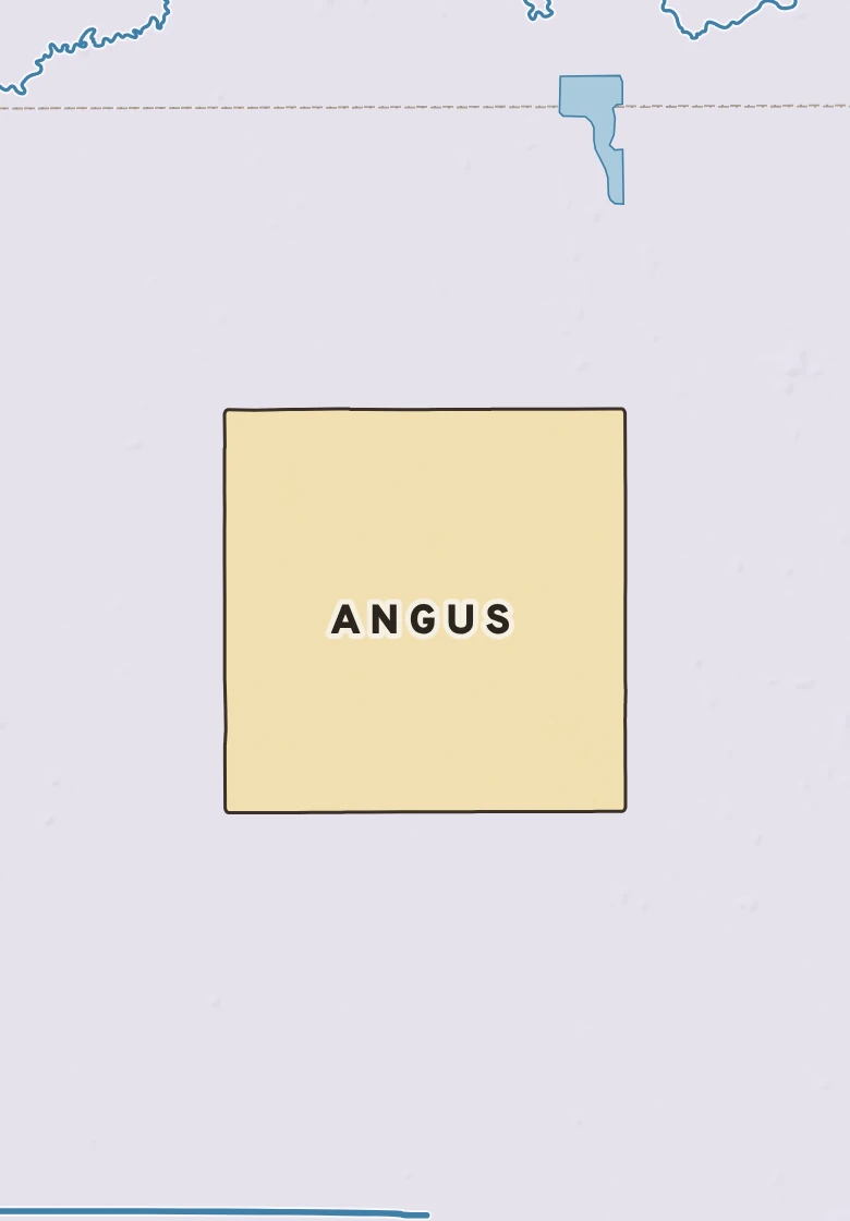 Atlas plate of Angus, Minnesota.