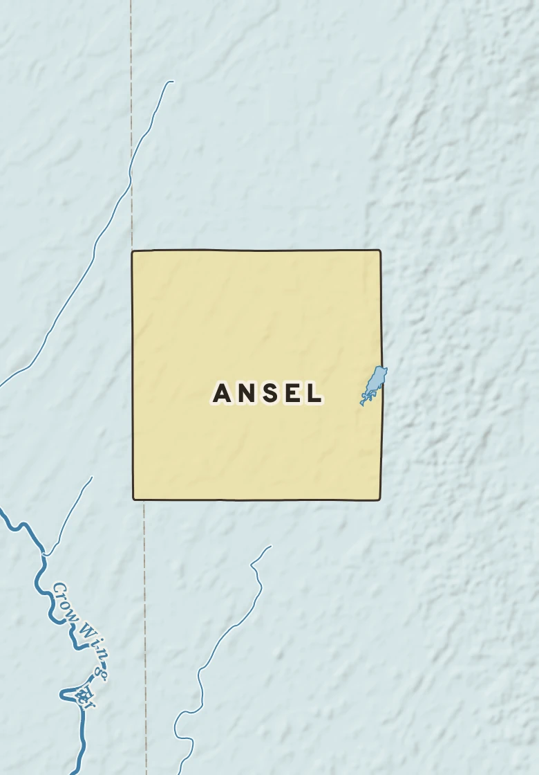 Atlas plate of Ansel, Minnesota.