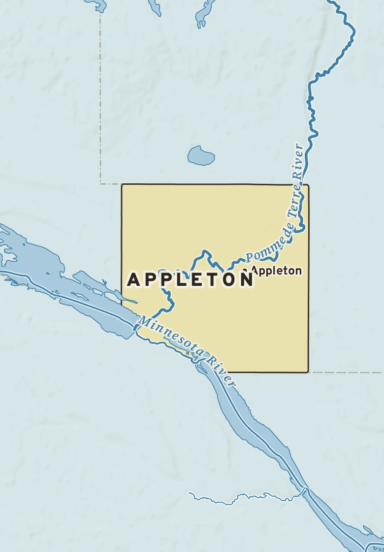 Atlas plate of Appleton, Minnesota.
