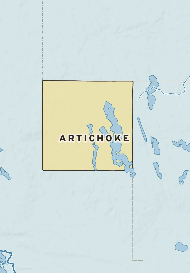 Atlas plate of Artichoke, Minnesota.