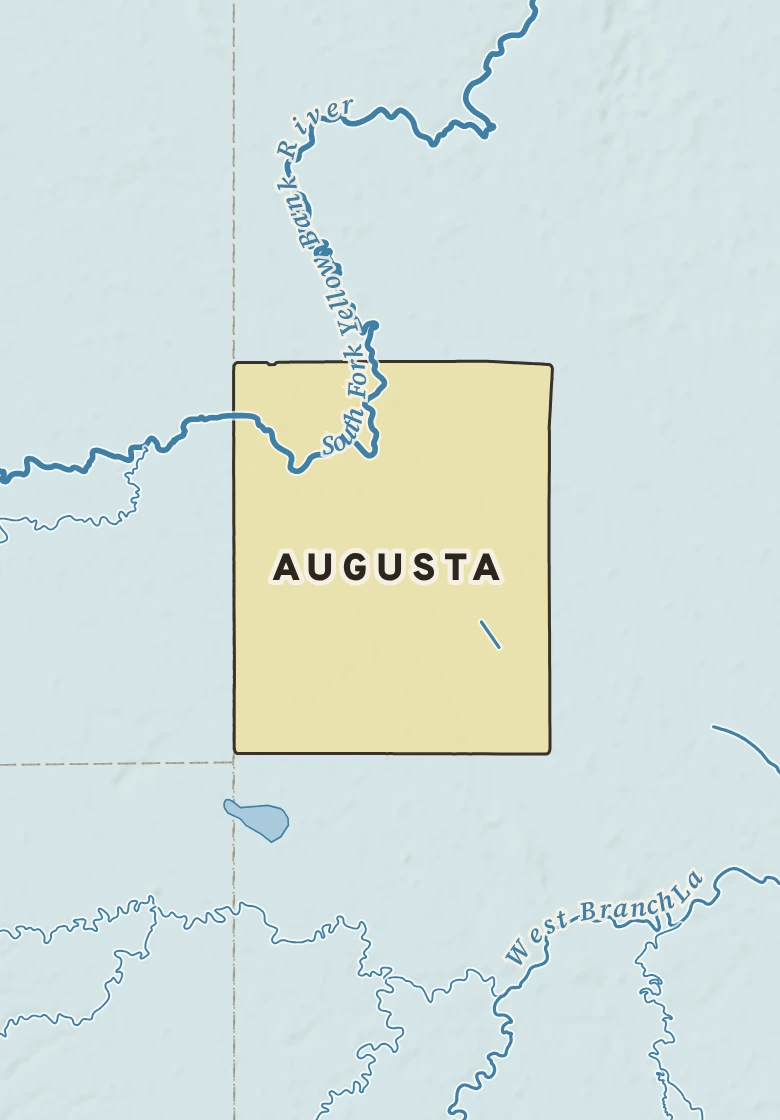 Atlas plate of Augusta, Minnesota.