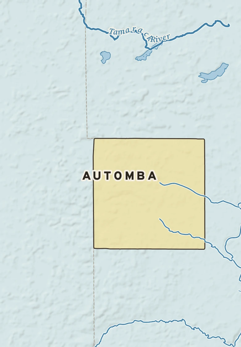 Atlas plate of Automba, Minnesota.
