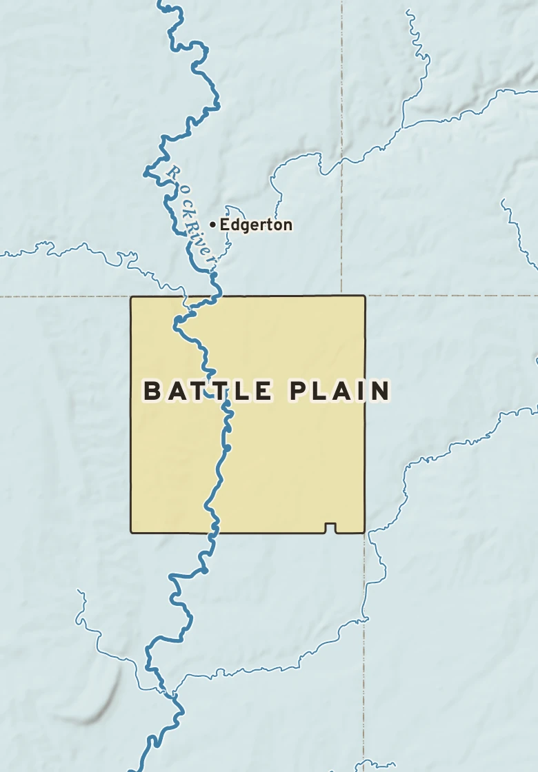 Atlas plate of Battle Plain, Minnesota.