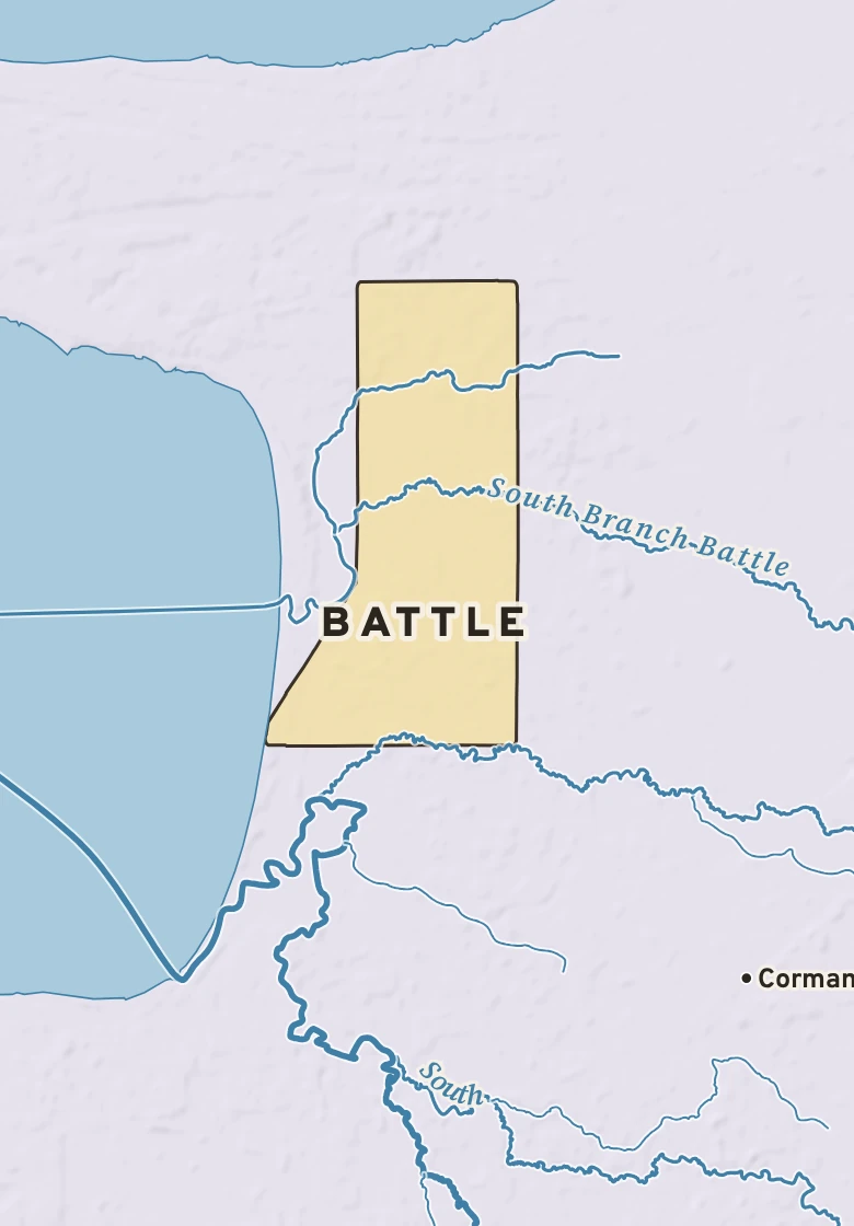 Atlas plate of Battle, Minnesota.