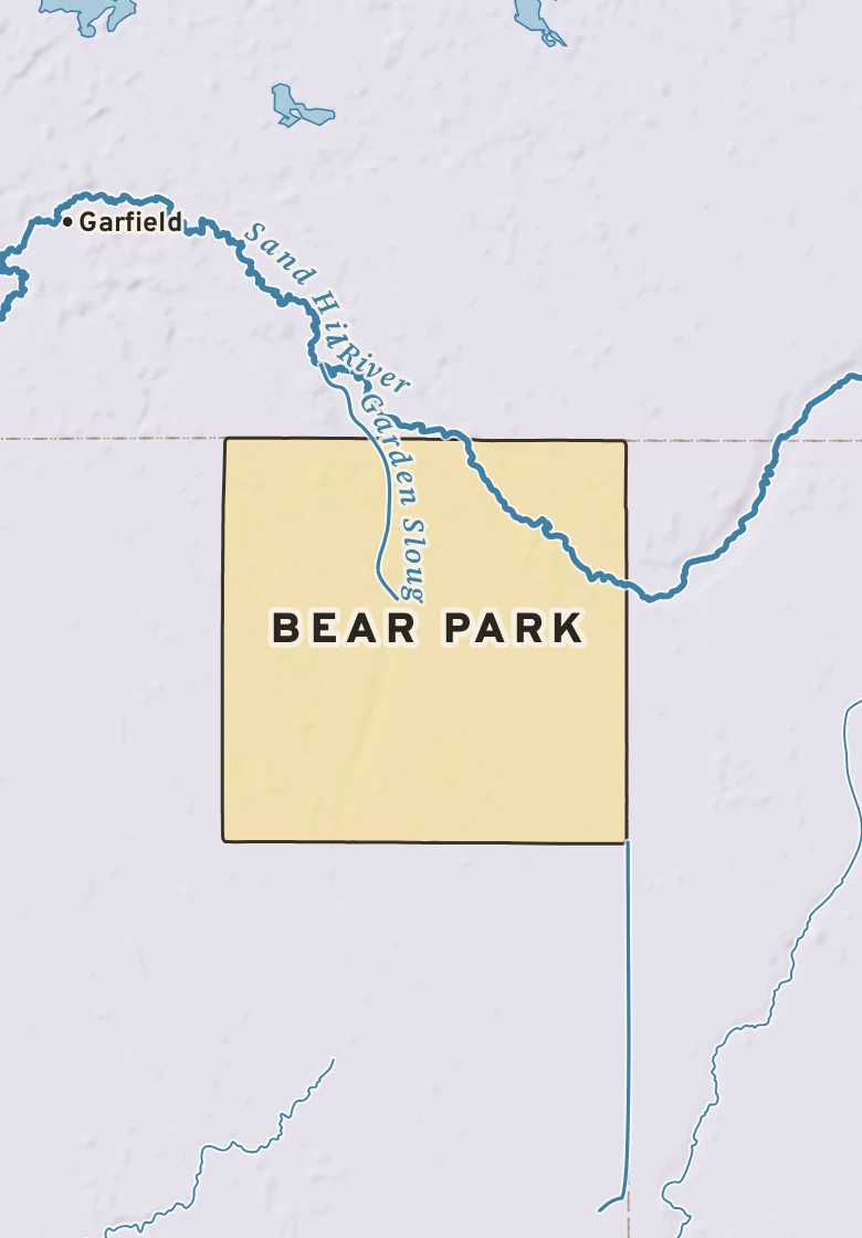 Atlas plate of Bear Park, Minnesota.