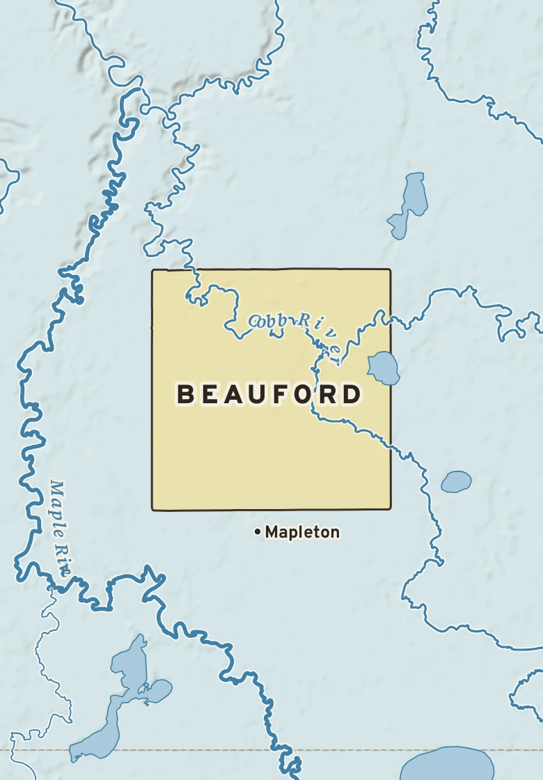 Atlas plate of Beauford, Minnesota.