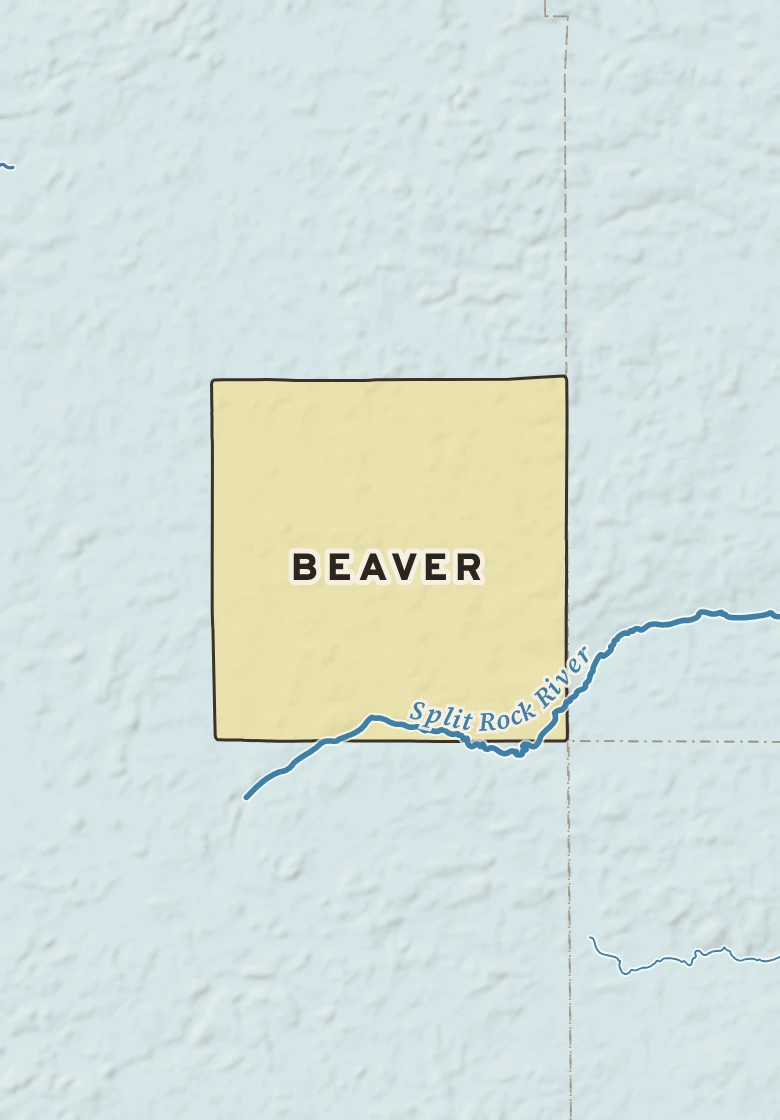 Atlas plate of Beaver, Minnesota.