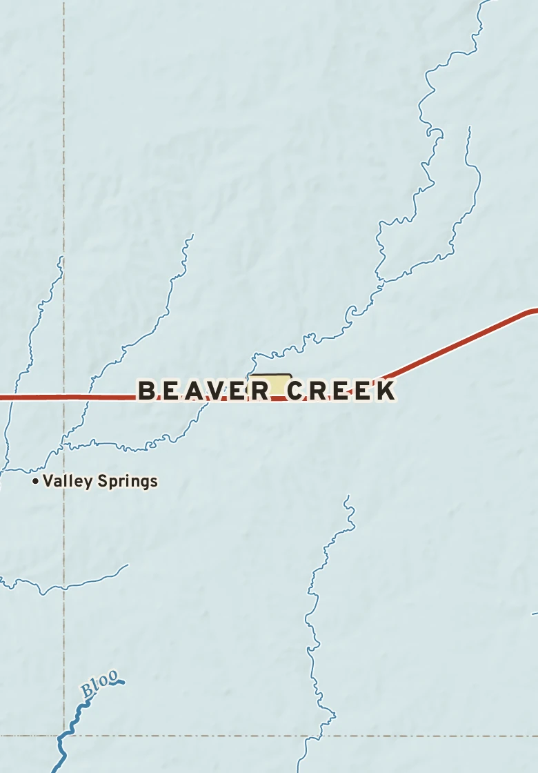 Atlas plate of Beaver Creek, Minnesota.