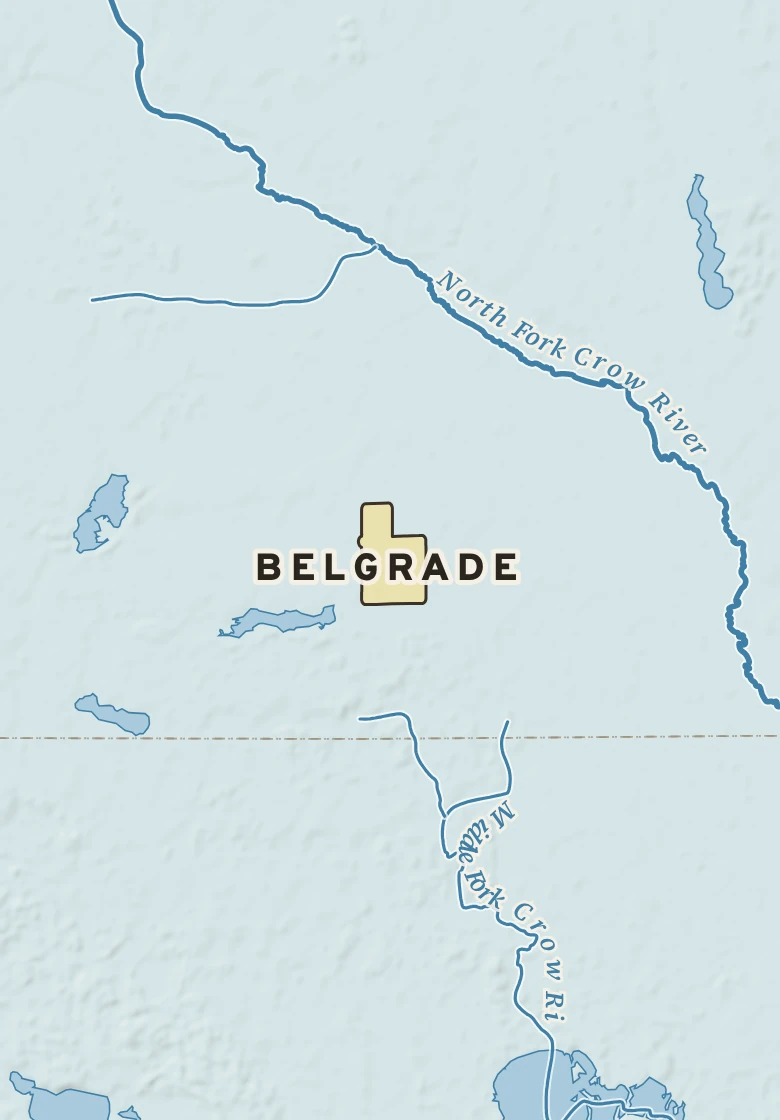 Atlas plate of Belgrade, Minnesota.