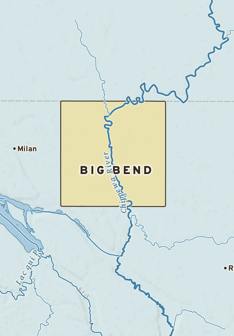 Atlas plate of Big Bend, Minnesota.
