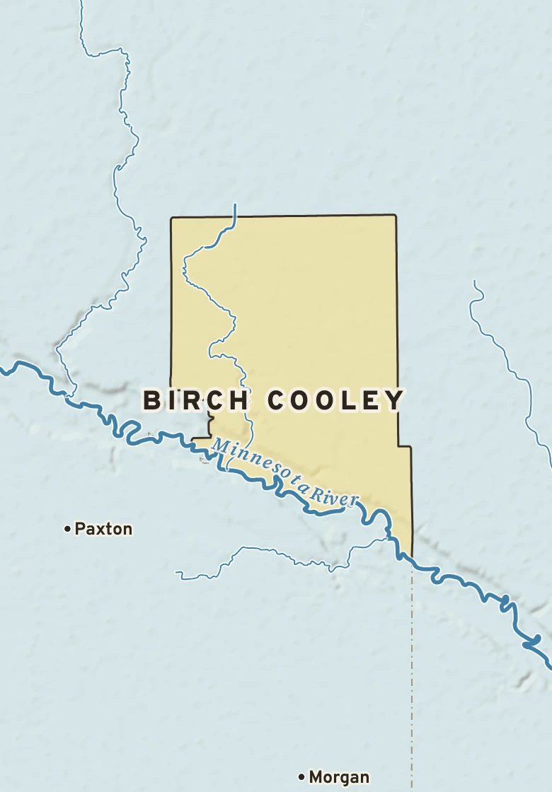 Atlas plate of Birch Cooley, Minnesota.