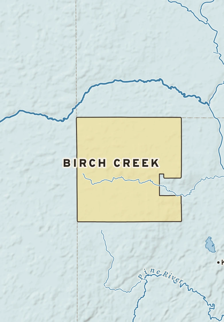 Atlas plate of Birch Creek, Minnesota.