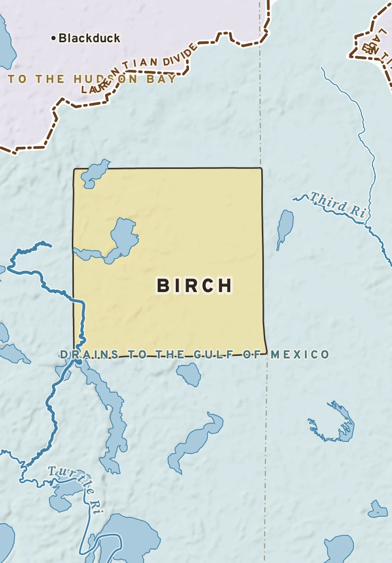 Atlas plate of Birch, Minnesota.