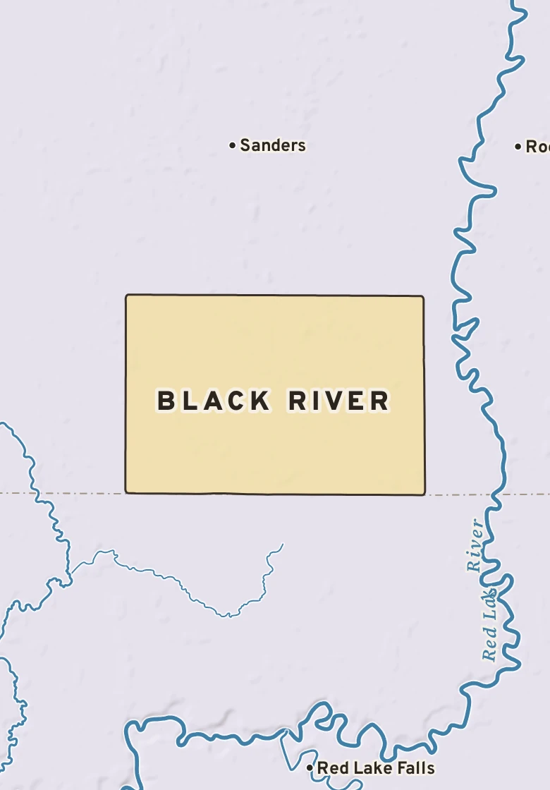 Atlas plate of Black River, Minnesota.