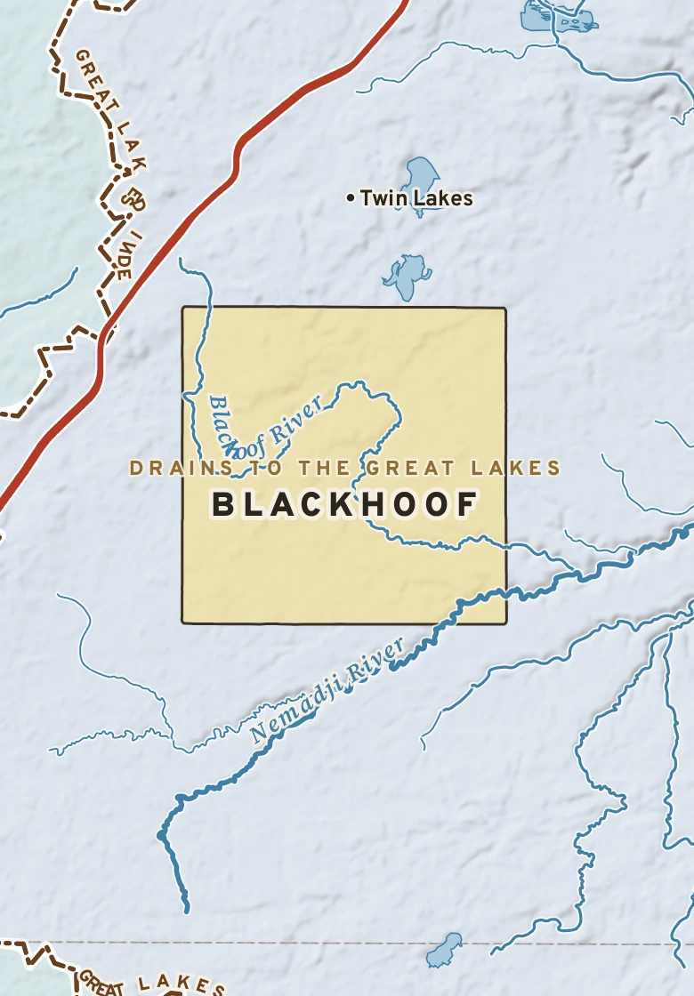 Atlas plate of Blackhoof, Minnesota.