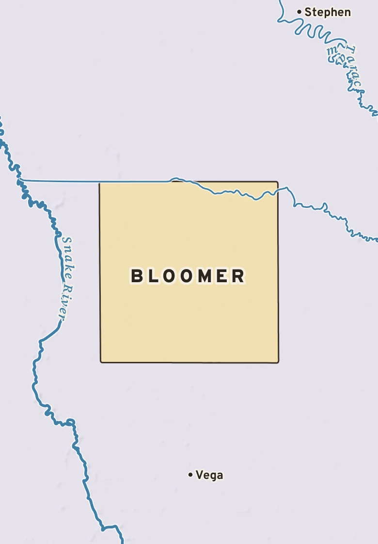 Atlas plate of Bloomer, Minnesota.