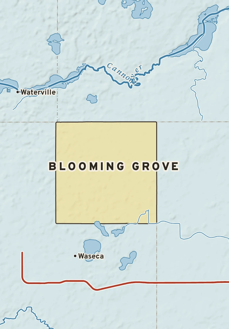 Atlas plate of Blooming Grove, Minnesota.
