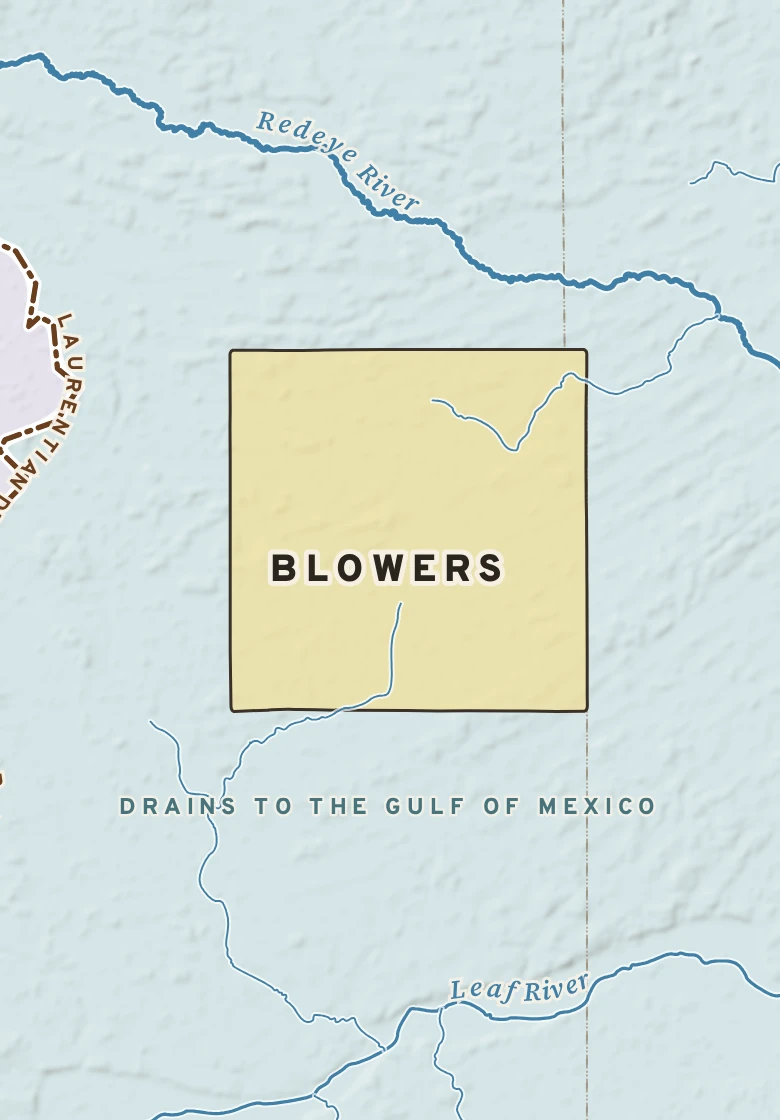 Atlas plate of Blowers, Minnesota.