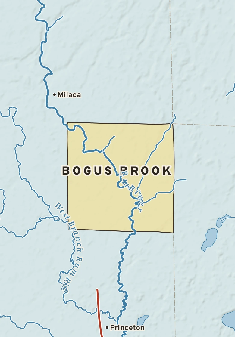 Atlas plate of Bogus Brook, Minnesota.