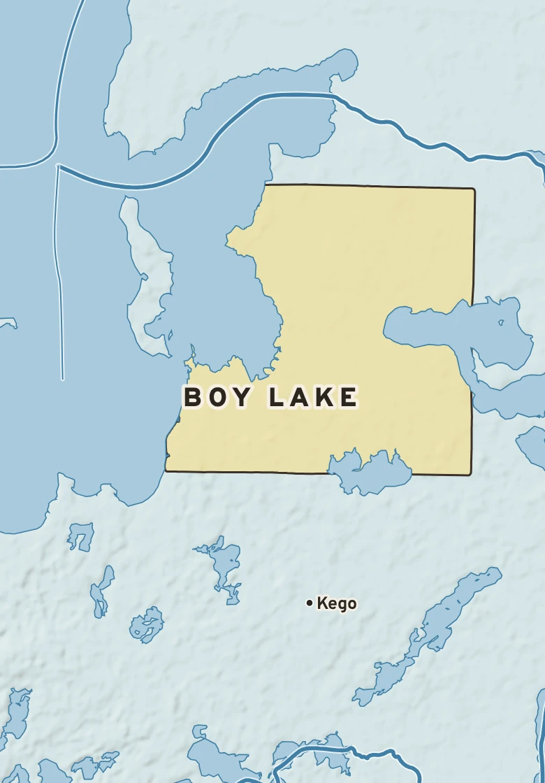 Atlas plate of Boy Lake, Minnesota.