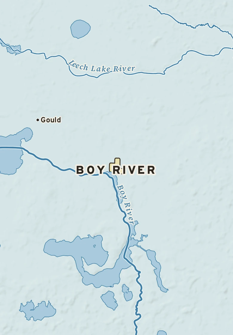 Atlas plate of Boy River, Minnesota.