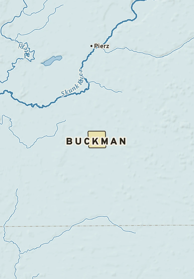 Atlas plate of Buckman, Minnesota.