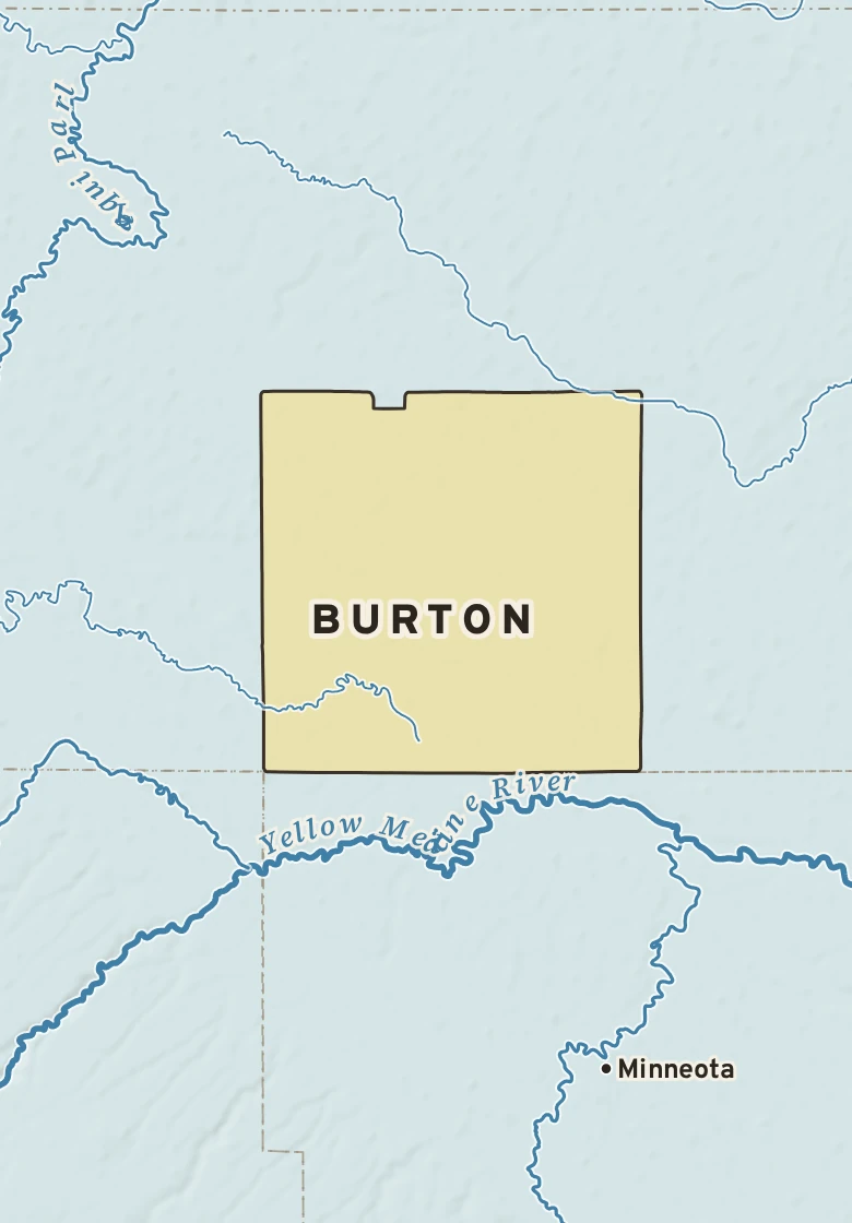 Atlas plate of Burton, Minnesota.