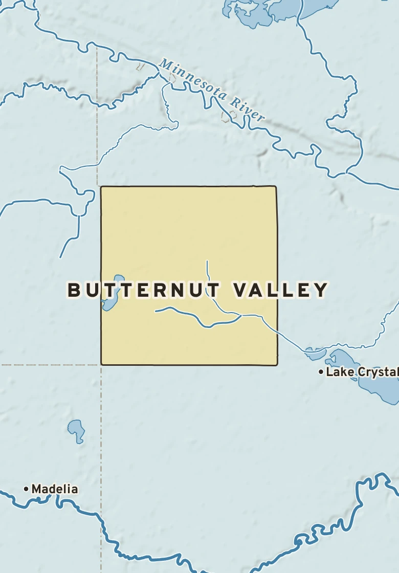 Atlas plate of Butternut Valley, Minnesota.