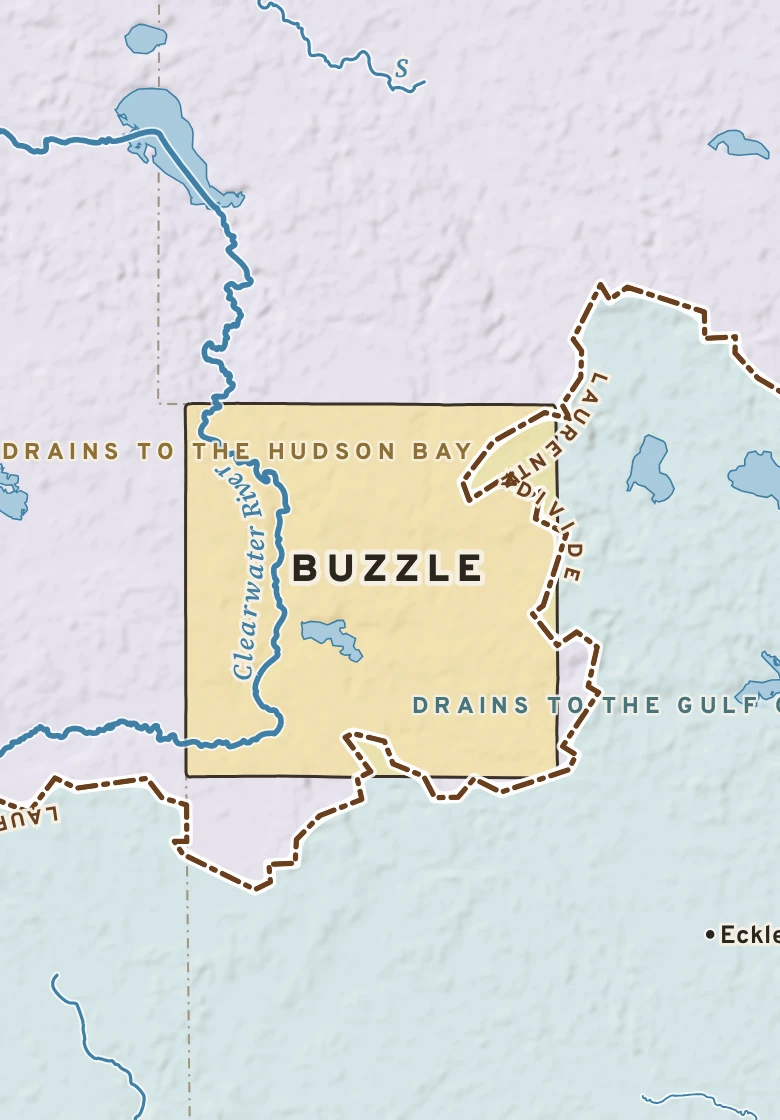 Atlas plate of Buzzle, Minnesota.