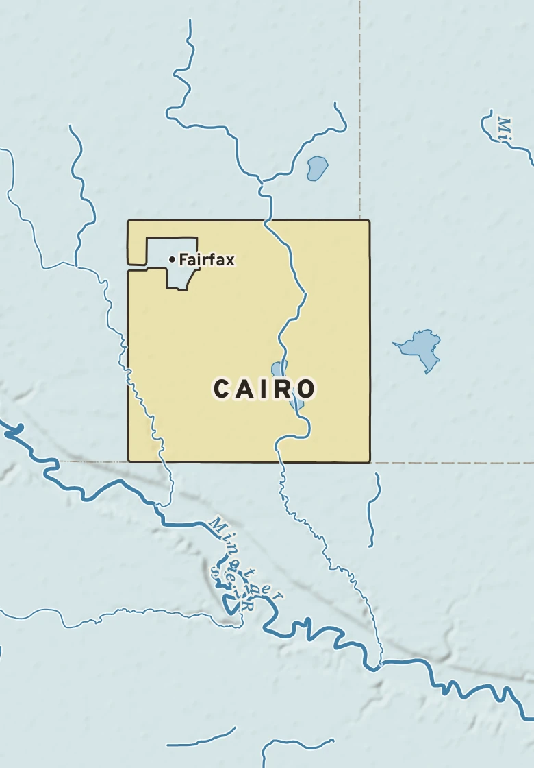 Atlas plate of Cairo, Minnesota.