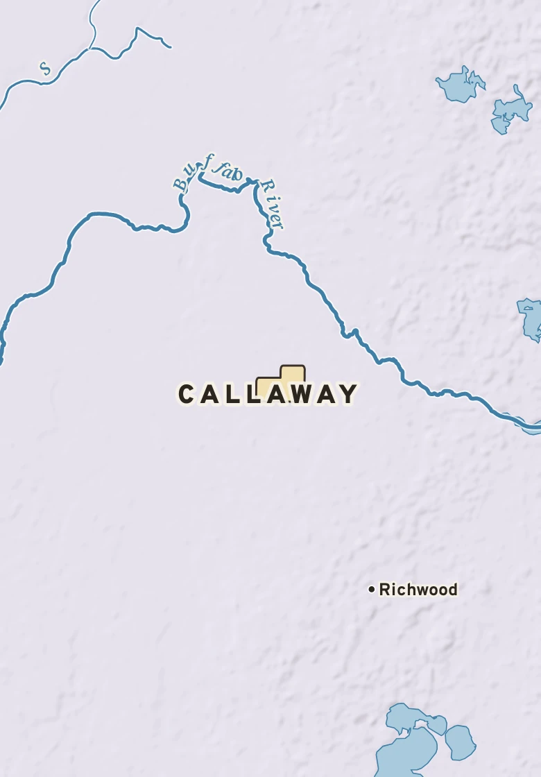 Atlas plate of Callaway, Minnesota.