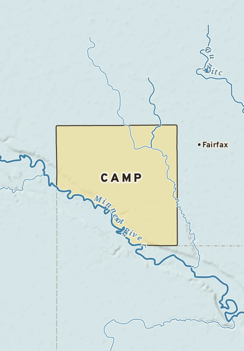 Atlas plate of Camp, Minnesota.