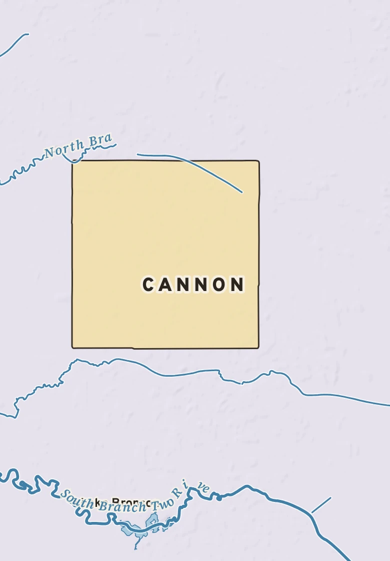 Atlas plate of Cannon, Minnesota.
