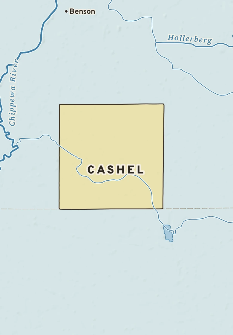 Atlas plate of Cashel, Minnesota.