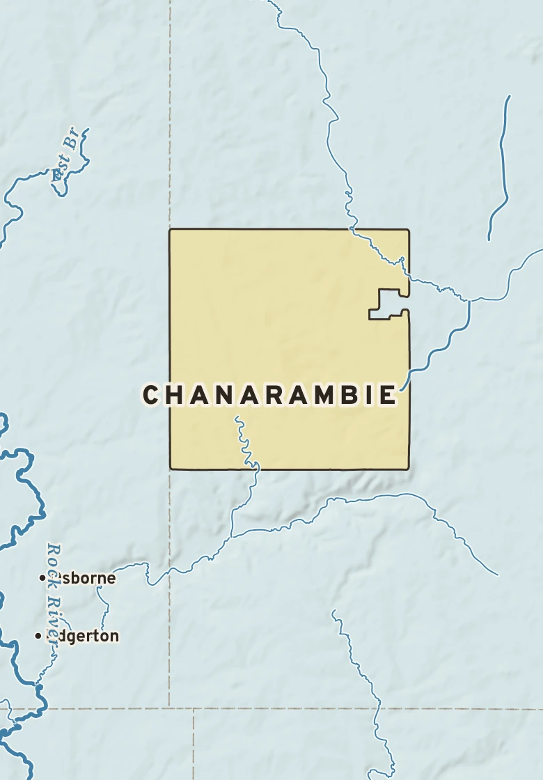 Atlas plate of Chanarambie, Minnesota.