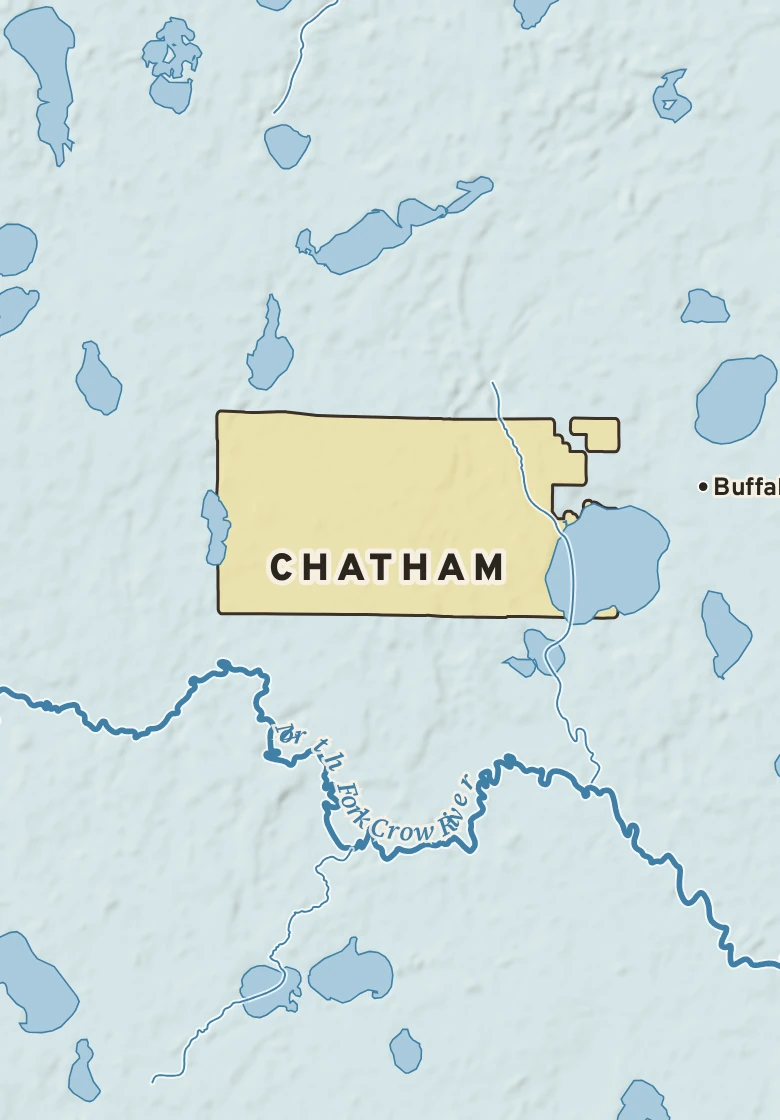 Atlas plate of Chatham, Minnesota.