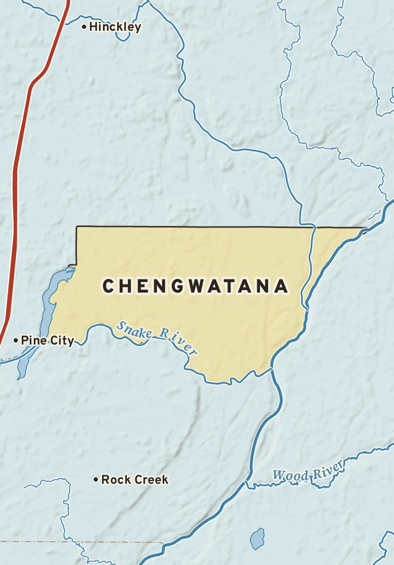 Atlas plate of Chengwatana, Minnesota.