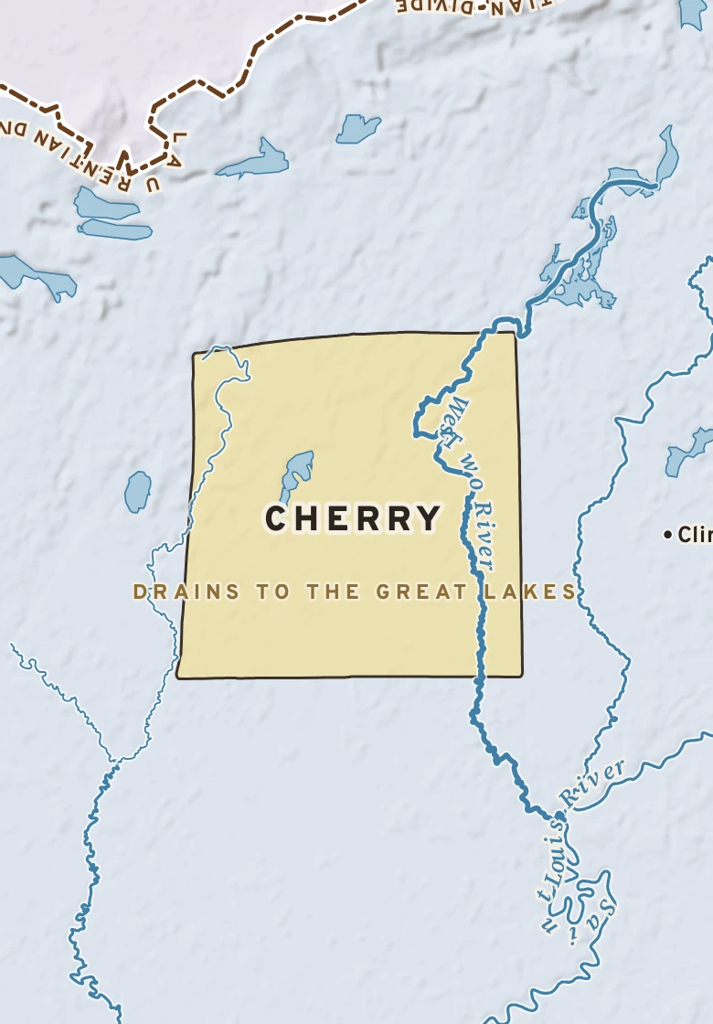 Atlas plate of Cherry, Minnesota.