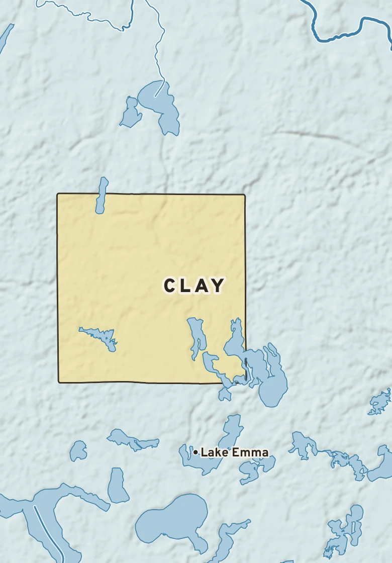 Atlas plate of Clay, Minnesota.