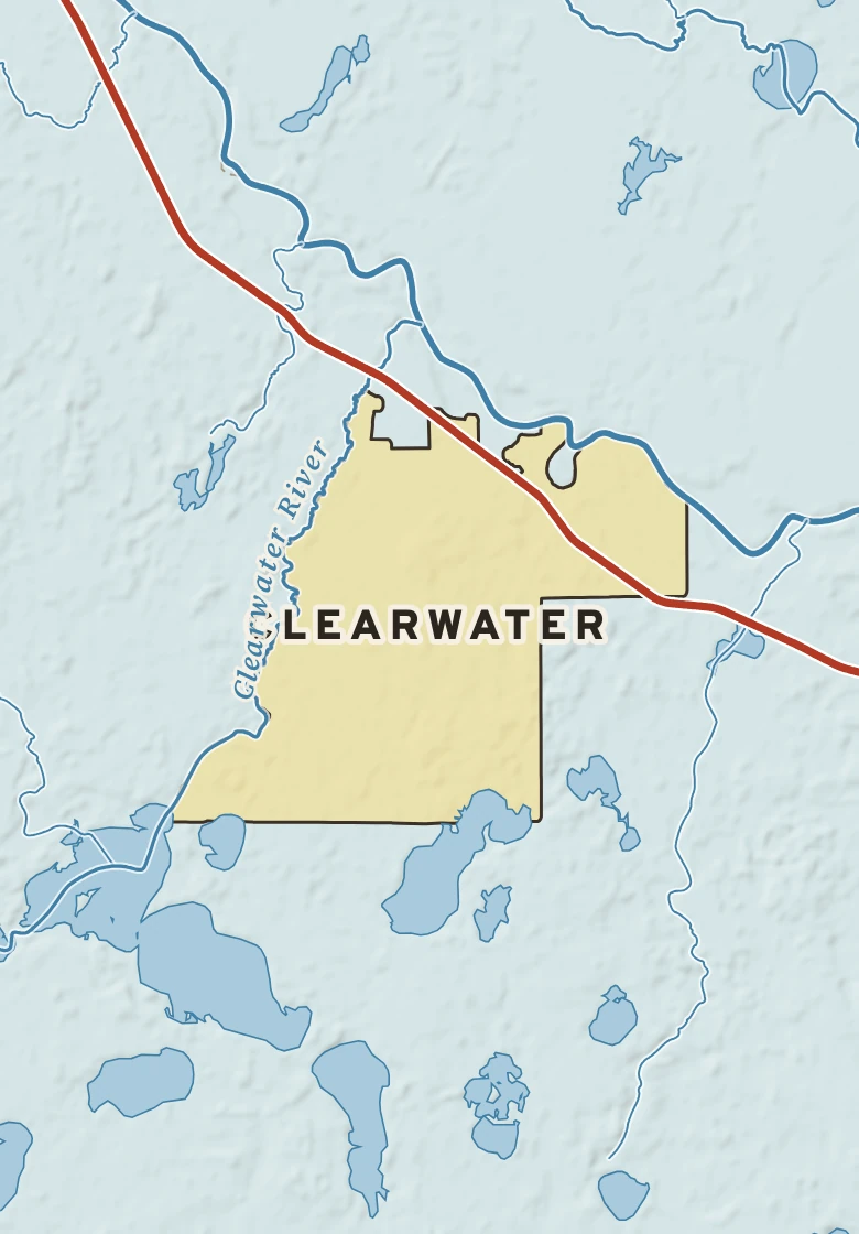 Atlas plate of Clearwater, Minnesota.