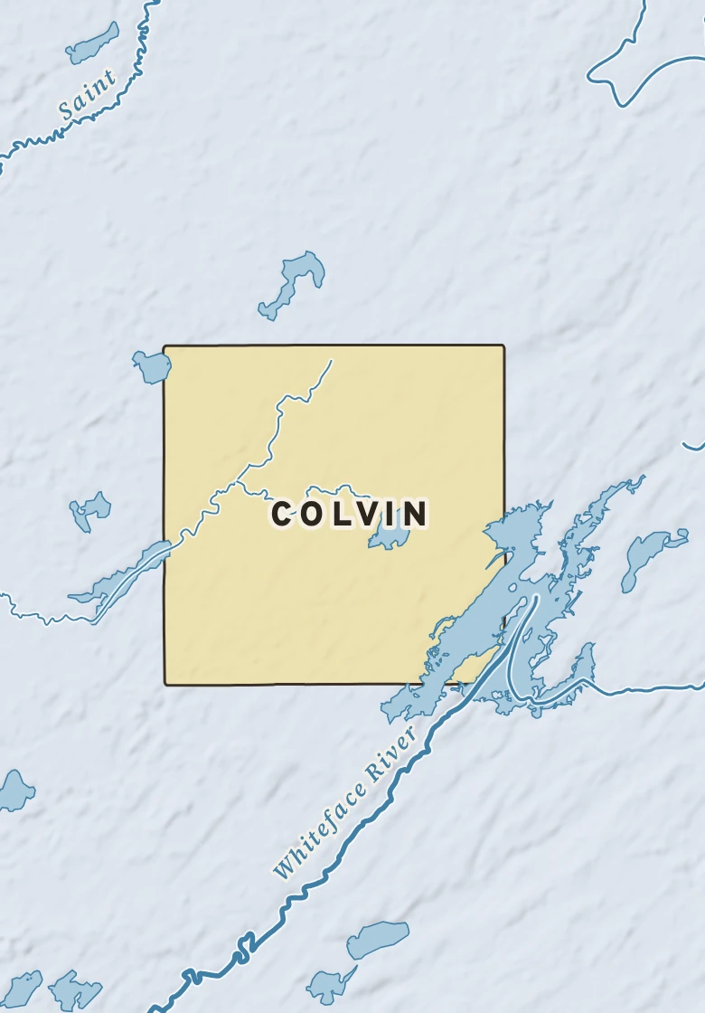Atlas plate of Colvin, Minnesota.