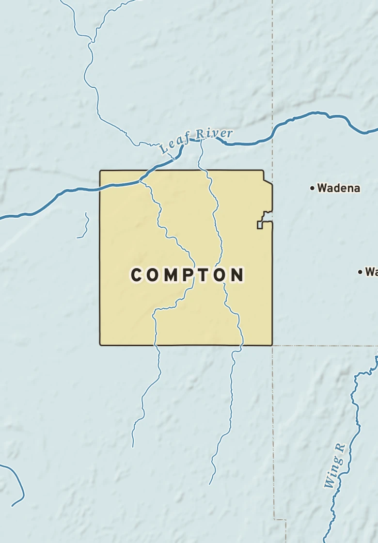 Atlas plate of Compton, Minnesota.