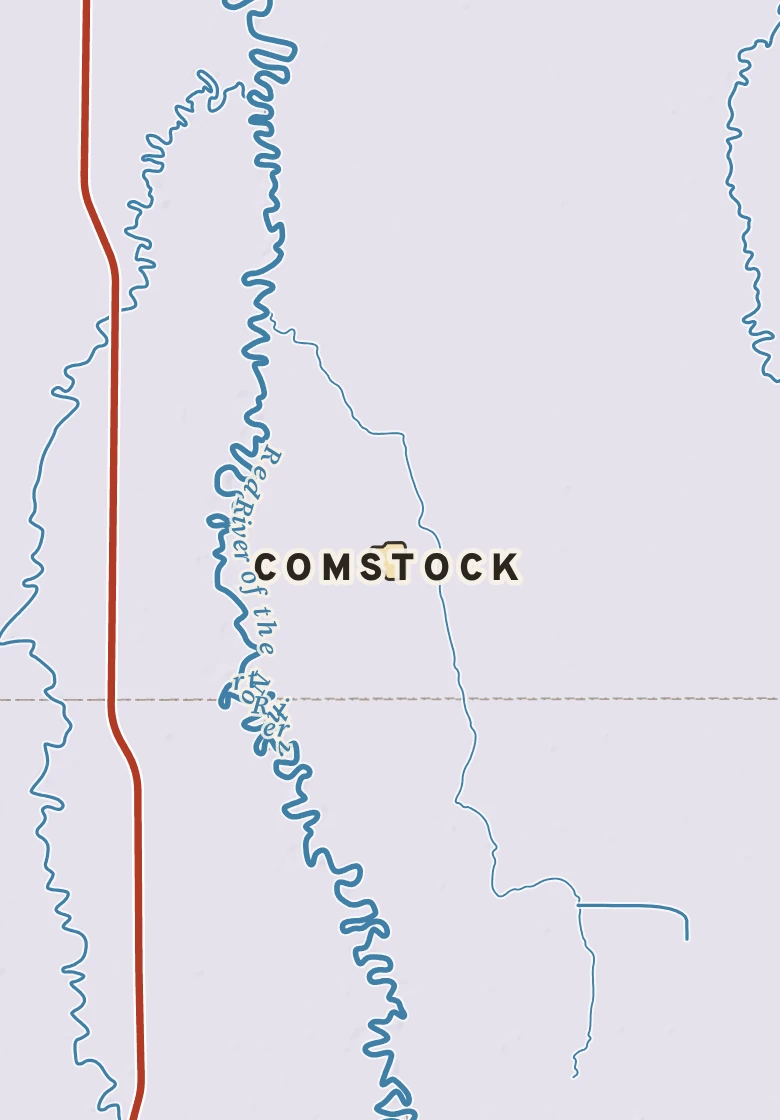 Atlas plate of Comstock, Minnesota.